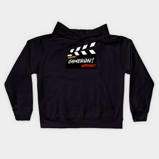 Lights, Cameron, Action! Kids Hoodie